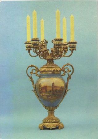 Potsdam - Sanssouci, Leuchtervase aus Damenflügel - 1985 Potsdam - Sanssouci, Leuchtervase aus Damenflügel - 1985