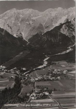 Österreich - Obermieming - gegen Griesspitze - 1971 Österreich - Obermieming - gegen Griesspitze - 1971