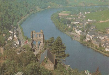Traben-Trarbach - mit Grevenburg - ca. 1985 Traben-Trarbach - mit Grevenburg - ca. 1985