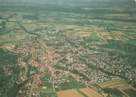 Weilheim - Luftbild - ca. 1980 Weilheim - Luftbild - ca. 1980