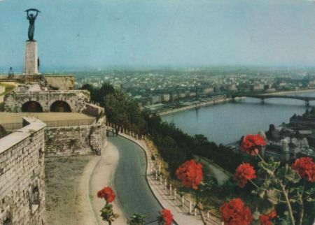 Ungarn - Budapest - Ansicht mit Gellertberg - ca. 1975 Ungarn - Budapest - Ansicht mit Gellertberg - ca. 1975