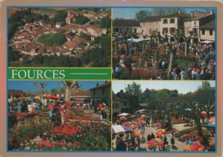 Frankreich - Fources - mit 4 Bildern - 1995 Frankreich - Fources - mit 4 Bildern - 1995