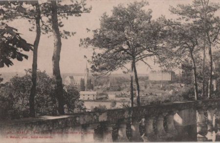 Frankreich - Sable-sur-Sarthe - Vue de la Terrasse italienne - ca. 1930 Frankreich - Sable-sur-Sarthe - Vue de la Terrasse italienne - ca. 1930
