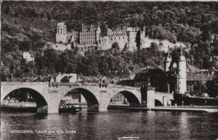 Heidelberg - Schloß und Alte Brücke - 1969 Heidelberg - Schloß und Alte Brücke - 1969