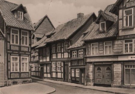 Wernigerode - Alte Fachwerkbauten - 1968 Wernigerode - Alte Fachwerkbauten - 1968