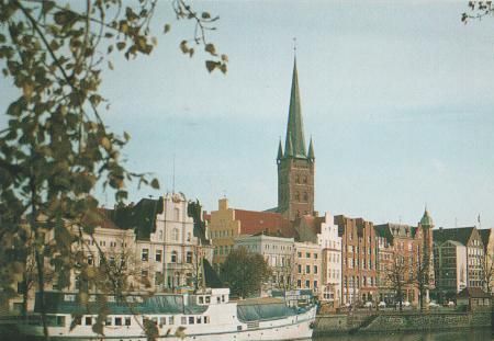Lübeck - An der Untertrave - ca. 1995 Lübeck - An der Untertrave - ca. 1995