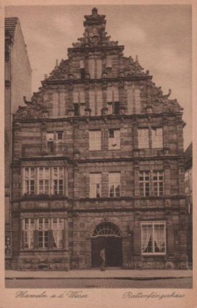 Hameln - Rattenfängerhaus - ca. 1935 Hameln - Rattenfängerhaus - ca. 1935