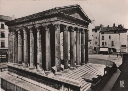 Frankreich - Vienne-sur-le-Rhone - Le Temple de Auguste - ca. 1965 Frankreich - Vienne-sur-le-Rhone - Le Temple de Auguste - ca. 1965