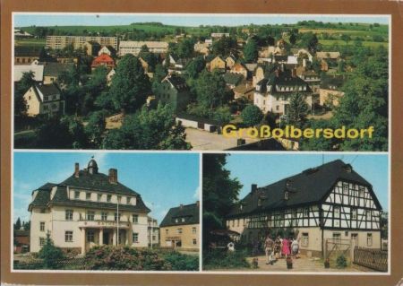 Großolbersdorf - u.a. Rathaus - 1990 Großolbersdorf - u.a. Rathaus - 1990