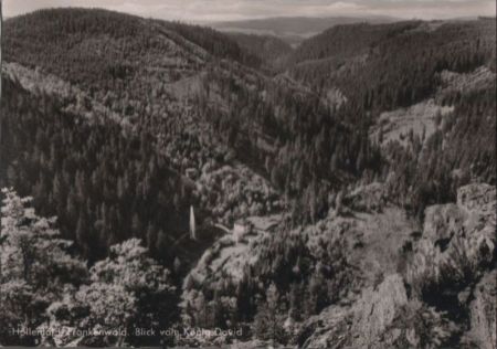 Höllental (Frankenwald) - Blick vom König David - ca. 1960 Höllental (Frankenwald) - Blick vom König David - ca. 1960
