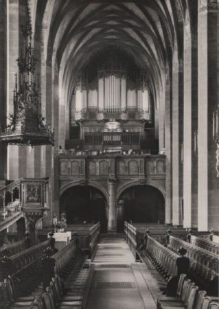 Leipzig - Thomaskirche, innen - 1961 Leipzig - Thomaskirche, innen - 1961