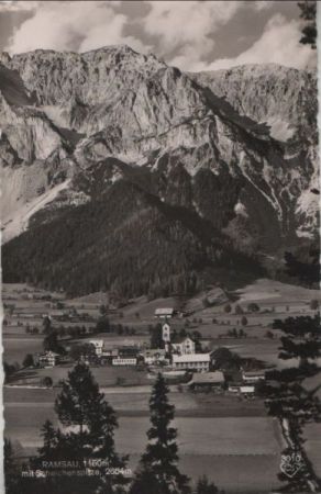 Österreich - Ramsau - mit Scheichenspitze - 1954 Österreich - Ramsau - mit Scheichenspitze - 1954