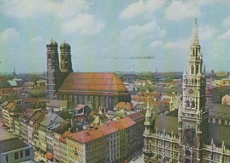 München - Frauenkirche und Rathaus - 1988 München - Frauenkirche und Rathaus - 1988