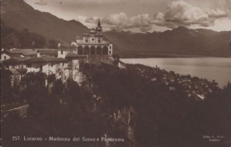 Schweiz - Locarno - Madonna del Sasso - 1924 Schweiz - Locarno - Madonna del Sasso - 1924