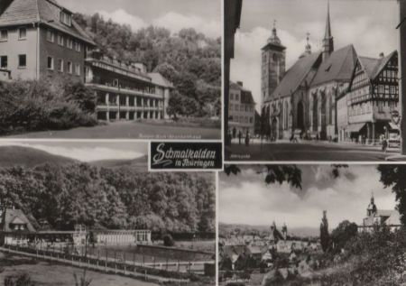 Schmalkalden - u.a. Robert Koch Krankenhaus - 1978 Schmalkalden - u.a. Robert Koch Krankenhaus - 1978