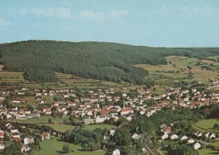 Bad Salzschlirf - Teil Luftbild - 1987 Bad Salzschlirf - Teil Luftbild - 1987