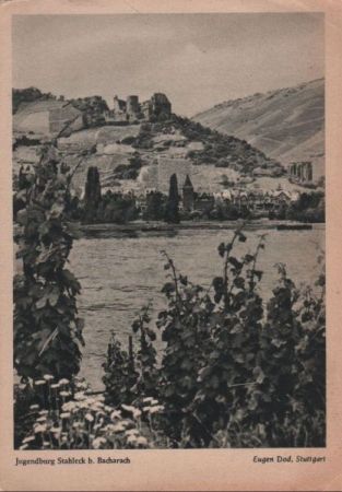 Bacharach - Jugendburg Stahleck - 1953 Bacharach - Jugendburg Stahleck - 1953