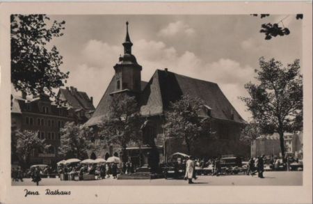 Jena - Rathaus - ca. 1955 Jena - Rathaus - ca. 1955