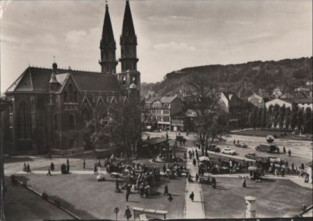 Meiningen - Platz der Republik - 1963 Meiningen - Platz der Republik - 1963