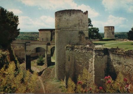 Frankreich - Chinon - Chateau - ca. 1985 Frankreich - Chinon - Chateau - ca. 1985