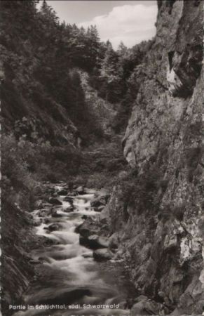 Grafenhausen - Partie im Schlüchttal - ca. 1960 Grafenhausen - Partie im Schlüchttal - ca. 1960