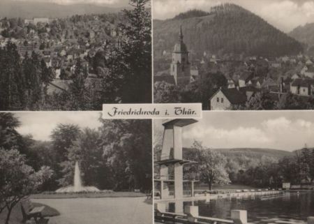 Friedrichroda - 4 Teilbilder - 1969 Friedrichroda - 4 Teilbilder - 1969