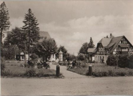 Altenberg-Bärenburg - Omnibushalteplatz - 1971 Altenberg-Bärenburg - Omnibushalteplatz - 1971