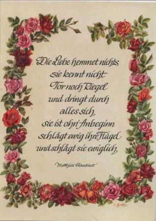 Sinnspruch Claudius Sonderstempel Sinnspruch Claudius Sonderstempel