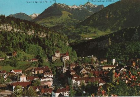 Österreich - Feldkirch - mit Gurtis-Spitze - 1980 Österreich - Feldkirch - mit Gurtis-Spitze - 1980