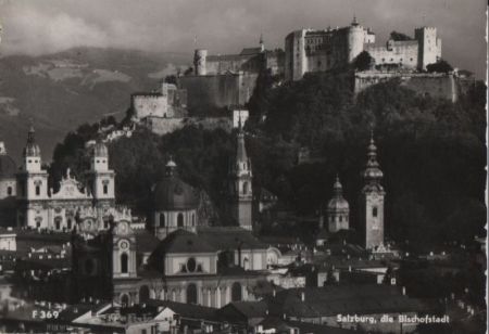 Österreich - Salzburg - Bischofsstadt - 1955 Österreich - Salzburg - Bischofsstadt - 1955