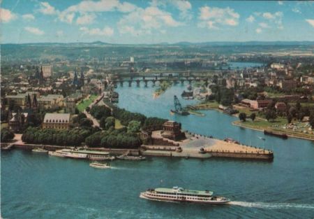 Koblenz - Deutsches Eck - 1978 Koblenz - Deutsches Eck - 1978