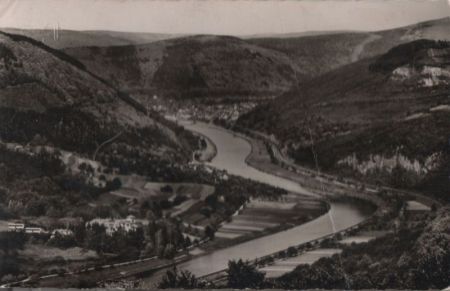 Eberbach - und Rockenau - Neckar - ca. 1960 Eberbach - und Rockenau - Neckar - ca. 1960