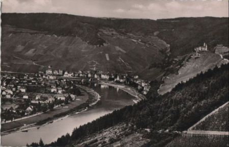 Bernkastel-Kues - mit Burg Landshut - 1955 Bernkastel-Kues - mit Burg Landshut - 1955