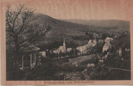 Schlangenbad - vom Wilhelmfelsen - 1919 Schlangenbad - vom Wilhelmfelsen - 1919