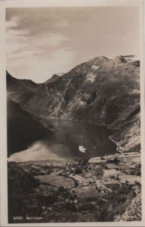 Norwegen - Geiranger - 1936 Norwegen - Geiranger - 1936