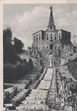 Kassel - Kaskaden mit dem Herkules - 1955 Kassel - Kaskaden mit dem Herkules - 1955