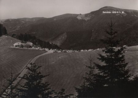 Münstertal-Untermünstertal - Alpengaststätte Kälbelescheuer - ca. 1960 Münstertal-Untermünstertal - Alpengaststätte Kälbelescheuer - ca. 1960