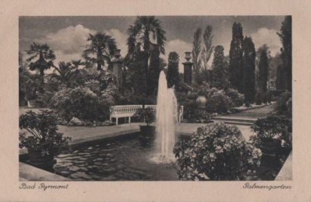 Bad Pyrmont - Palmengarten - 1949 Bad Pyrmont - Palmengarten - 1949