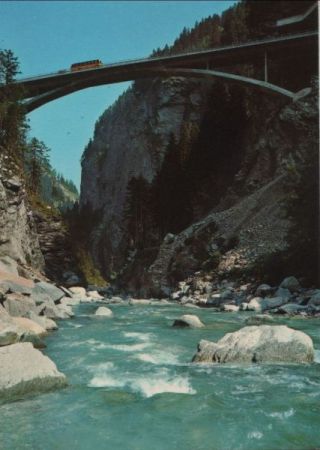 Schweiz - San Bernadino - Strasse, Viamala-Schlucht - ca. 1980 Schweiz - San Bernadino - Strasse, Viamala-Schlucht - ca. 1980