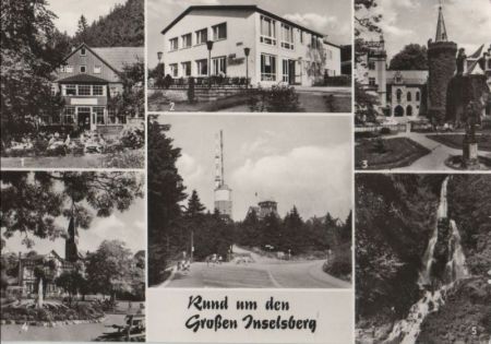 Inselsberg - mit Umgebung, z.B. Fischbach - 1980 Inselsberg - mit Umgebung, z.B. Fischbach - 1980