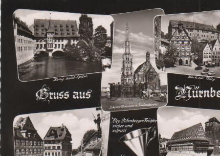 Nürnberg - Heilig-Geist-Spital, Dürer-Haus, Schöner Brunnen, Frauenkirche, Burg, Weinstadel Nürnberg - Heilig-Geist-Spital, Dürer-Haus, Schöner Brunnen, Frauenkirche, Burg, Weinstadel