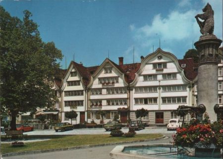 Schweiz - Gais - Dorfplatz - 1992 Schweiz - Gais - Dorfplatz - 1992