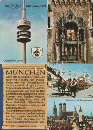 München - u.a. Olympiaturm - 1971 München - u.a. Olympiaturm - 1971