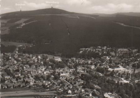 Braunlage - Blick zum Brocken - 1969 Braunlage - Blick zum Brocken - 1969