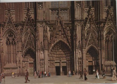 Köln - Dom, Westportal - ca. 1985 Köln - Dom, Westportal - ca. 1985
