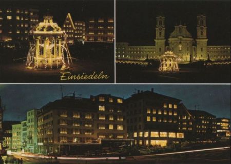 Schweiz - Einsiedeln - Lichterglanz der Engelweihe - ca. 1985 Schweiz - Einsiedeln - Lichterglanz der Engelweihe - ca. 1985