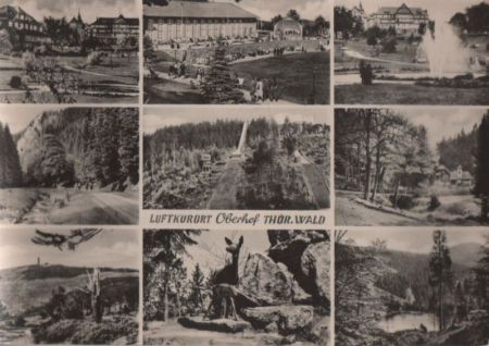 Oberhof - 9 Teilbilder - 1960 Oberhof - 9 Teilbilder - 1960