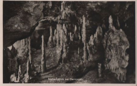 Sonnenbühl-Genkingen - Unterhausen, Nebelhöhle - ca. 1955 Sonnenbühl-Genkingen - Unterhausen, Nebelhöhle - ca. 1955