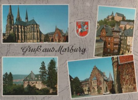 Marburg - mit 4 Bildern - 1969 Marburg - mit 4 Bildern - 1969