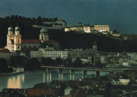 Passau - Nachtaufnahme - ca. 1975 Passau - Nachtaufnahme - ca. 1975